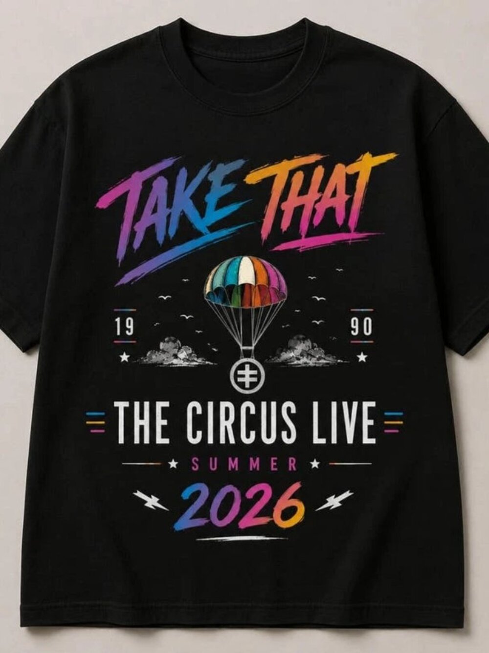 Take That Circus Live Summer 2026 Shirt, 90s Inspired Graphic T-Shirt - Picture 1 of 5